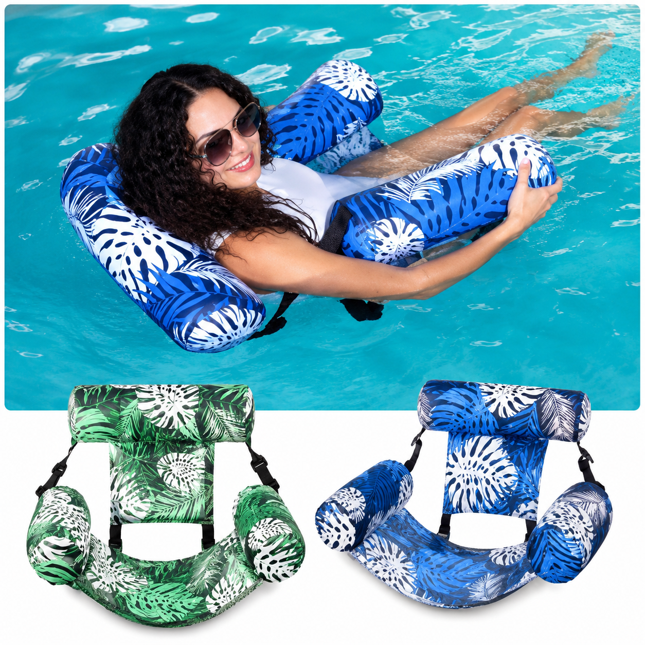 Fauteuil hamac gonflable pour piscine et pour plage