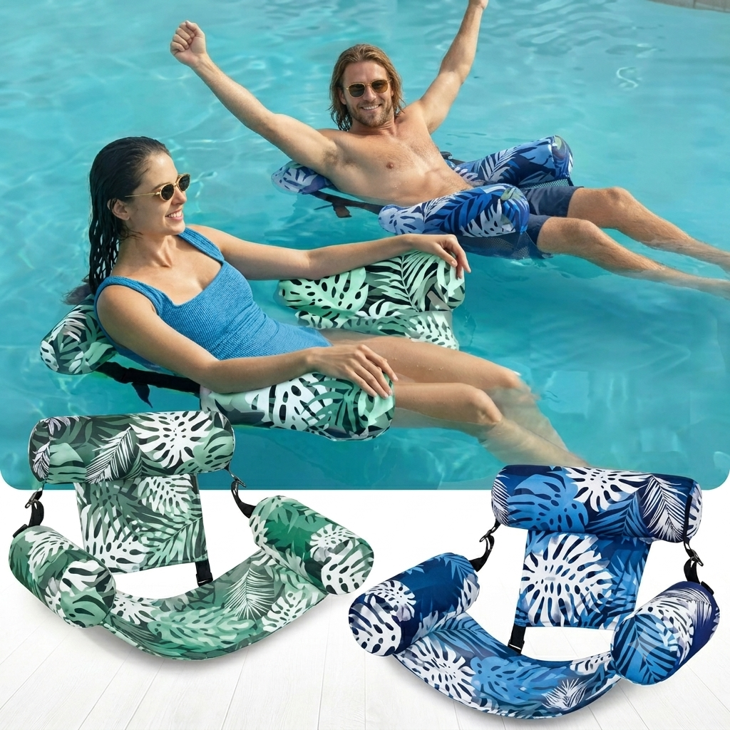 Fauteuil hamac gonflable pour piscine et pour plage